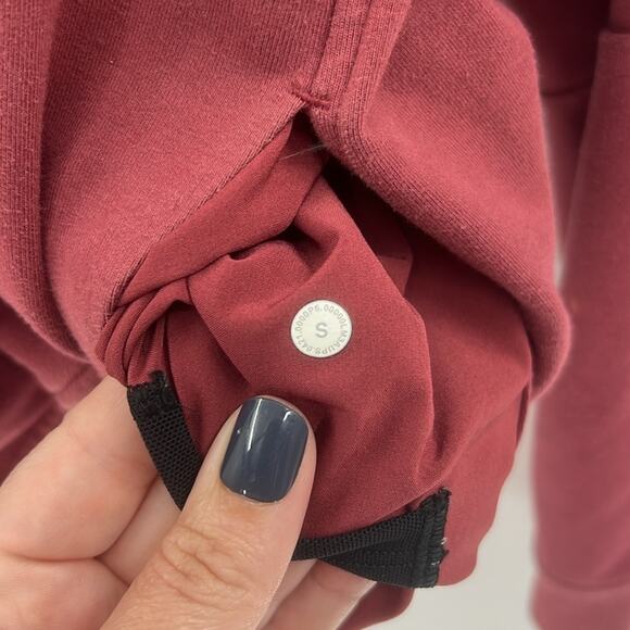 Lululemon Men's Lululemon City Sweat Pullover Hoodie - Mulled Wine - Small - Picture 4 of 7